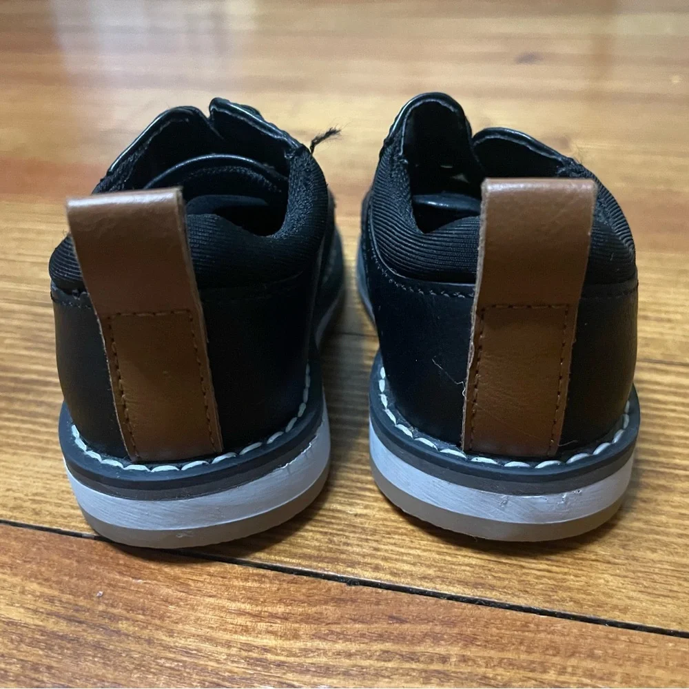 Thereabouts Toddler Black Lace-Up Dress Shoes Size 5